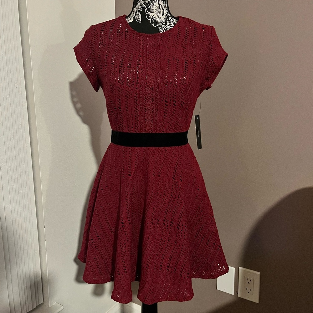 Small Burgundy Dress